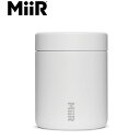 ミアー MiiR フードコンテナ フードジャー 弁当 スープ ステンレス 保温 保冷 Food Canister White 16oz/473ml FCN2SV...