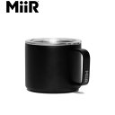 ミアー MiiR タンブラー 蓋 マグカップ コップ 保温 保冷 ダブルウォール Camp Cup Black 8oz/236ml CCU1SV08002 MI...