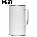 ミアー MiiR タンブラー 蓋 マグカップ コップ 保温 保冷 ダブルウォール Camp Cup White 20oz/591ml CCU1SV20001 MII0840150800316 国内正規品