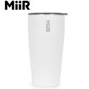 ミアー MiiR タンブラー 蓋 マグカップ コップ Tumbler White 16oz/473ml 保温 保冷 ダブルウォール TUSL1SV16001 国...