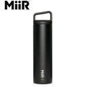 ミアー MiiR タンブラー 水筒 ボトル 保温 保冷 ダブルウォール Climate+Wide Mouth Black 20oz/591ml WMB1SV20...
