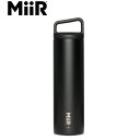 ミアー MiiR タンブラー 水筒 ボトル 保温 保冷 ダブルウォール Climate＋Wide Mouth Black 20oz/591ml WMB1SV20401 MII0840150801610 国内正規品