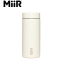 ミアー MiiR タンブラー 蓋 マグカップ コップ 保温 保冷 ダブルウォール 360 Traveler Sandstone White 12oz/354ml...