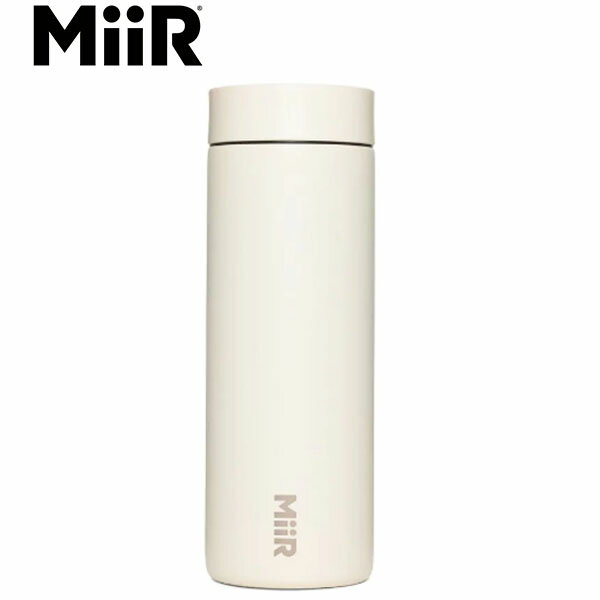ミアー MiiR タンブラー 蓋 マグカップ コップ 保温 保冷 ダブルウォール 360 Traveler Sandstone White 16oz/473ml TRV1SV16214 MII0840150802730 国内正規品