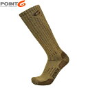 POINT6 ポイント6 メンズ レディース 靴下 ハイソックス メリノウール Tactical Arctic Heavy Cushion OTC Coyote...
