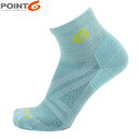 POINT6 ポイント6 メンズ レディース 靴下 ソックス メリノウール Second Wind Ultra Light Mini Crew Mint 薄手 ...