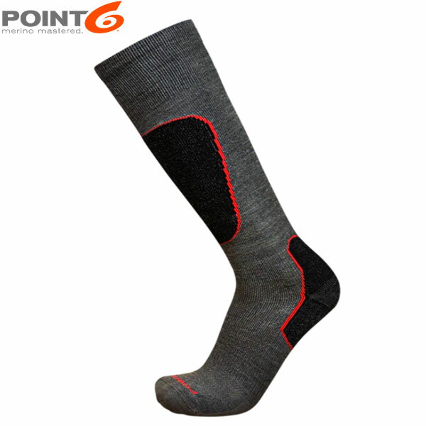 POINT6 ݥ6  ǥ  ϥå Υ Ski Pro Light OTC Gray/Red ...