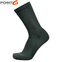POINT6 ポイント6 メンズ レディース 靴下 ソックス メリノウール Classic Casual Light Crew GRAY 中厚手 ライトクッショ...