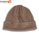 POINT6 ポイント6 メンズ レディース 帽子 ビーニー ニット帽 Double Layer Beanie Tan メリノウール P67001TAN