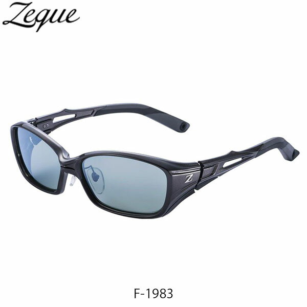 Zeque ZEAL OPTICS ゼクー ジールオプティクス 偏光サングラス Devon デヴォン F-1983 GUNMETAL ガンメタル MASTER BLUE GLE4580274169543