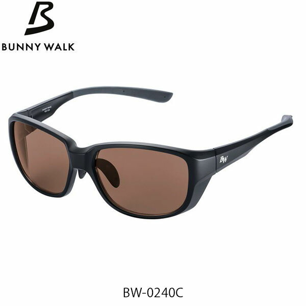 BUNNY WALK バニーウォーク 偏光サングラス BW-0240C MATTE BLACK マットブラック HC-BROWN×POPUP LENS GLE4580274171546