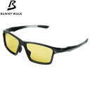 バニーウォーク BUNNY WALK 偏光サングラス BW-0250Y マットブラック/クリアグレー(YELLOW/NIGHT GLASSES) 4カーブ ジー...