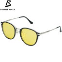 バニーウォーク BUNNY WALK 偏光サングラス BW-0271Y フェイスマット/クリアブラック(YELLOW/NIGHT GLASSES) 4カーブ ジールオプティクス ZEAL OPTICS GLE4580274171850(4)