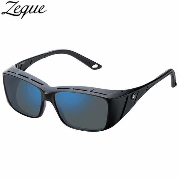 ゼクー Zeque 偏光サングラス オーパ OPA F-1917 ネオブラック(RUEVIEW FOCUS/ BLUE MIRROR) 4カーブ ジールオプティクス ZEAL OPTICS GLE4580274176534