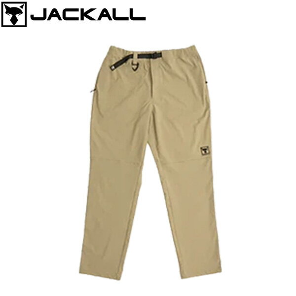 ジャッカル ハイストレッチラギッドパンツ ベージュ JACKALL JAC009