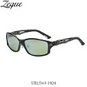 ゼクー Zeque ZEAL OPTICS 偏光サングラス F-1924 STELTH CLEAR BLACK EASE GREEN/BLUE MIRROR ス...