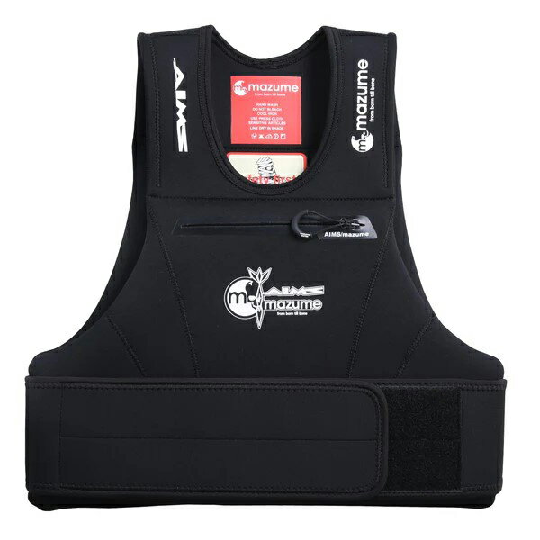 マズメ MZLJ-326 mazume×AIMSFloatingSupportVest ブラック ベスト mazume オレンジブルー MZM45621852..