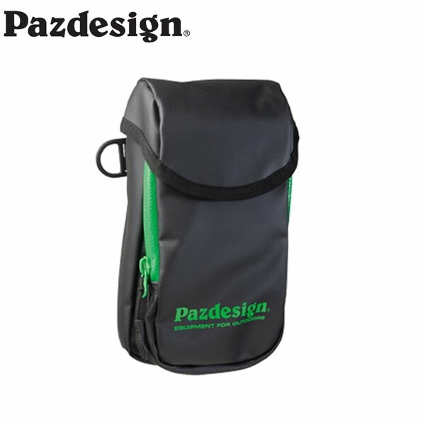 パズデザイン Pazdesign ポーチ 小物収納 ターポリンモバイルポーチ2 ブラックグリーン PAC-319 釣り ..