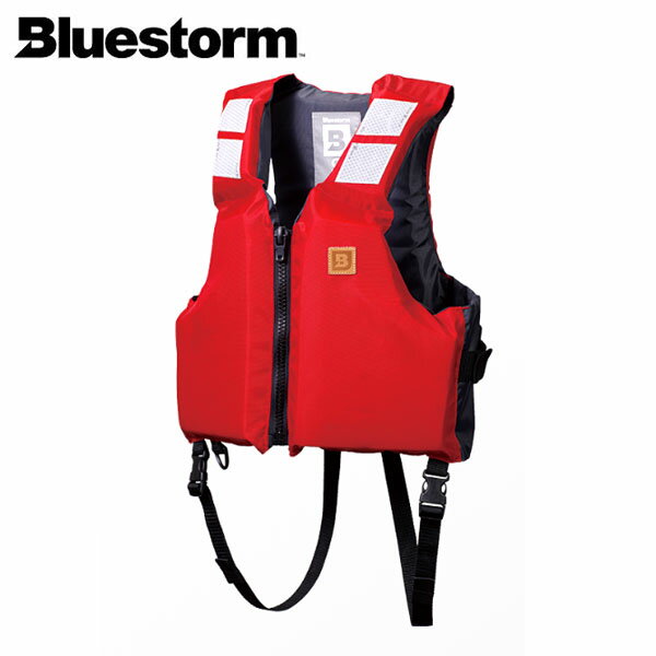 BLUESTORM ブルーストーム 固型式ライフジャケット トカラウ Red 国土交通省型式承認品 Type D BSJ-201ARS 高階救命器具 BLUBSJ201ARSRED 1