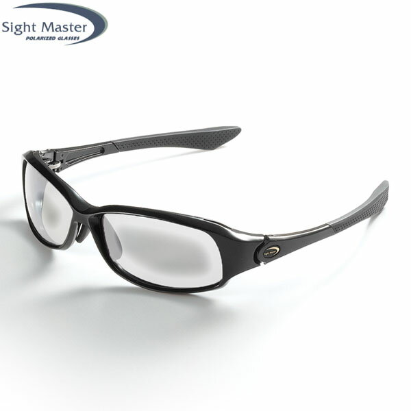 サイトマスター 偏光サングラス 釣り 偏光レンズ メガネ スクードブラック LG/シルバーミラー(SWRレンズ) 8カーブ フィッシング アウトドア Sight Master SIG775134152201