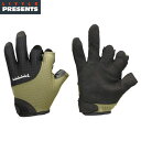 リトルプレゼンツ LITTLE PRESENTS AC-123 M ストリーム 3Fレス グローブ オリーブ MOUNTAIN STREAM 3 FINGERLESS GLOVES LTPAC123OL