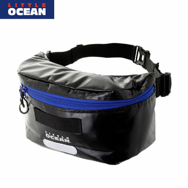 ��ȥ륪������� LITTLE OCEAN OB-11 �ӥå� �ե��å� �������ȥХå� �֥�å��ߥ֥롼 BIG FIT WAIST BAG LTPOB11BB