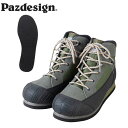 パズデザイン Pazdesign ZWS-618 ライトウェイトウェーディングシューズVI FE オリーブ LIGHTWEIGHT WADING SHOES VI(FE) PAZZWS618OLV