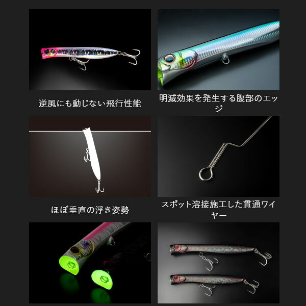 シアン ポッパー ロア 200F ジャスパーベイト の商品画像2枚目