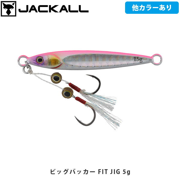 JACKALL ジャッカル ルアー メタルジグ ビッグバッカー FIT JIG 5g ショアジギング 釣り フィッシング JAC434