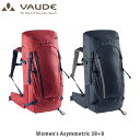 VAUDE ファウデ ウィメンズ アシンメトリック 38+8 Women’s Asymmetric 38+8 女性用 バックパック リュックサック ハイキング ...