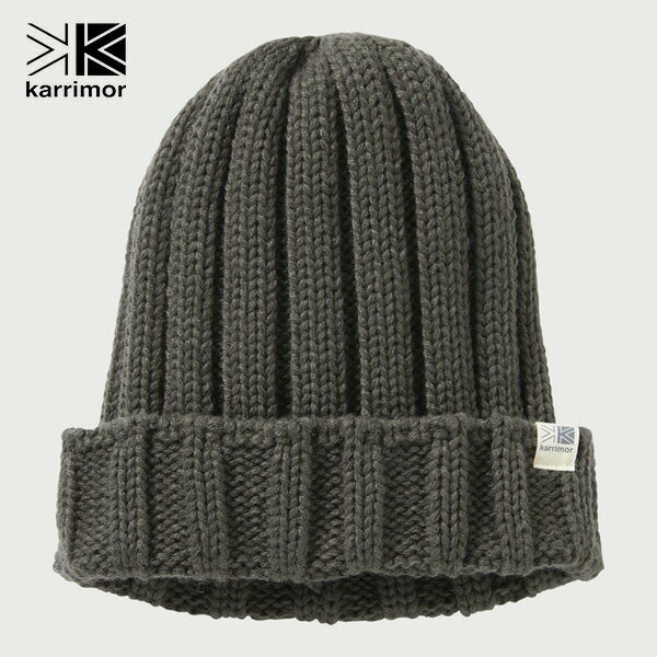 カリマー karrimor 帽子 ニット帽 ニットキャップ フォールデッドビーニー folded beanie Charcoal 200112 ハイキング トレッキング キャンプ KAR2001121200