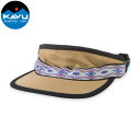 カブー KAVU メンズ レディース 帽子 サンバイザー シンセティックストラップバイザー パイライト アウトドア 国内正規品 Z-KAV11863104005...