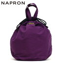 ナプロン NAPRON バッグ 鞄 巾着 サブバッグ 60/40 CLOTH PATIENTS BAG PURPLE 13L 撥水 Z-NPPB43PR(4)