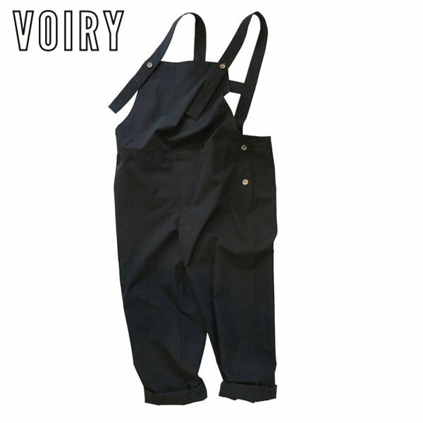 ヴォイリー VOIRY オーバーオール OA10194014-1 OVER ALL-A ブラックメンズ レディース Z-VOIOA101940141