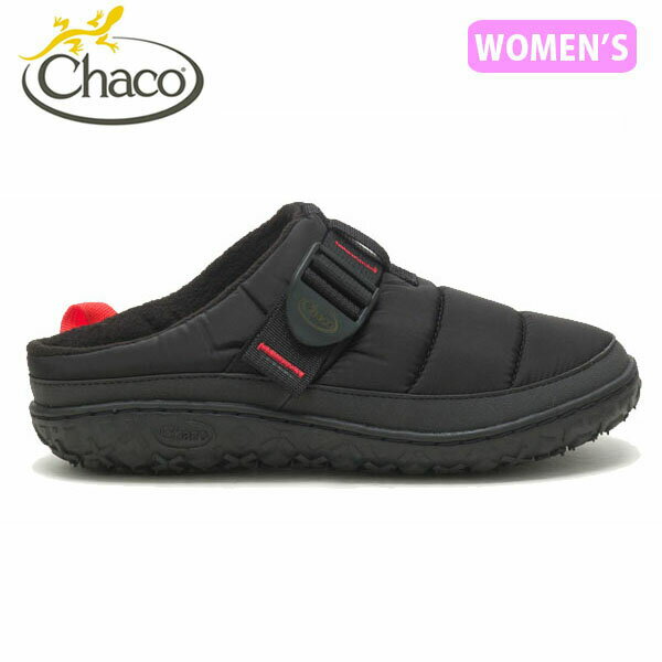 Chaco チャコ スリッポン レディース ランブル パフ クロッグ ブラック（JCH109308） Ws RAMBLE PUFF CLOG 防寒シューズ アウトドア 冬 軽量 CHA12365295308 国内正規品