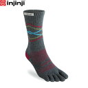 injinji インジンジ トレイル ミッドウェイト クルー ピーク 五本指ソックス 靴下 アウトドア トレイルランニング 213170 INJ213170PE...