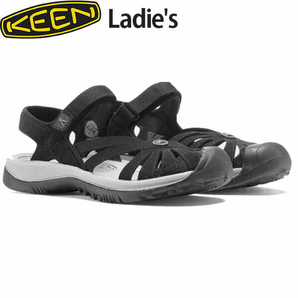 キーン サンダル レディース ローズ サンダル KEEN WOMEN ROSE SANDAL BLACK×NEUTRALGRAY KEE1008783