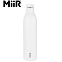 ミアー MiiR ワインボトル 保温 保冷 ダブルウォール ステンレス Wine Bottle White 750ml 402451 MII0811534024...