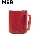ミアー MiiR タンブラー 蓋 マグカップ コップ 保温 保冷 ダブルウォール Camp Cup Red Spickle 12oz/354ml 402597 ...