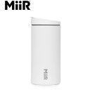 ミアー MiiR タンブラー 蓋 マグボトル 水筒 保温 保冷 ダブルウォール Travel Tumbler Flip Traveler White 12oz/...