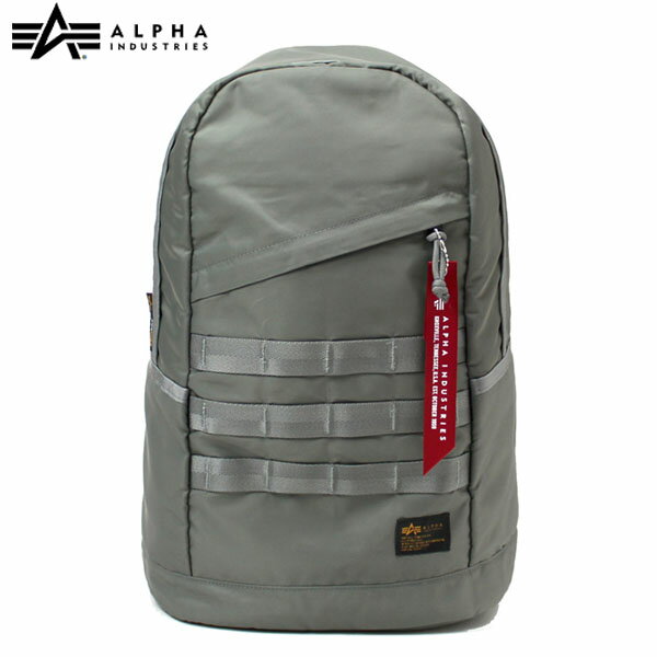 アルファインダストリーズ リュック メンズ アルファインダストリーズ ALPHA INDUSTRIES TZ1080 MOLLE DAYPACK 17L グレー リュックサック デイパック レディース メンズ 通学 旅行 ALP6600612