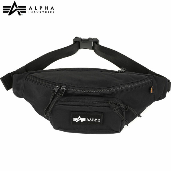 アルファインダストリーズ バッグ メンズ アルファインダストリーズ ALPHA INDUSTRIES TZ1092 WAIST BAG ブラック ウエストバッグ ボディバッグ レディース メンズ 旅行 ALP6625210