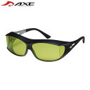 AXE アックス ユニセックス メンズ レディース 偏光オーバーサングラス グラデーションシルバー SG605P 釣り ランニング ツーリング UVカット AXESG605PGSV