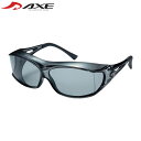 AXE アックス ユニセックス メンズ レディース 偏光オーバーサングラス クリアスモーク SG605P 釣り ツーリング UVカット ランニング AXESG605PSM