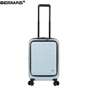 バーマス BERMAS キャリーケース スーツケース EURO CITY2 フロントオープンファスナー38L 48cm ペールアクア 60295 出張 旅行 ビジネス エキスパンダブル BER6029561