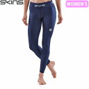 スキンズ SKINS SERIES-1 レディース ロングタイツ ネイビー コンプレッションウェア スポーツウェア トレーニングウェア SKI182711100...