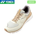 ヨネックス YONEX 男女兼用 メンズ レディース パワークッション123 クリーム/ベージュ ウォーキングシューズ スニーカー 軽量 衝撃吸収 撥水 YON...