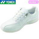 ヨネックス YONEX レディース パワークッションL118 ホワイト ウォーキングシューズ スニーカー 軽量 衝撃吸収 撥水 ストレッチ YONSHWL118...