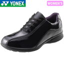 ヨネックス YONEX レディース パワークッションL118 エナメルブラック ウォーキングシューズ スニーカー 軽量 衝撃吸収 撥水 ストレッチ YONSHW...