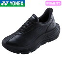 ヨネックス YONEX レディース パワークッションL128 ブラック ウォーキングシューズ スニーカー 軽量 衝撃吸収 厚底 ファスナー 撥水 抗菌防臭 YO...
